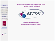 Tablet Screenshot of estpm.fr